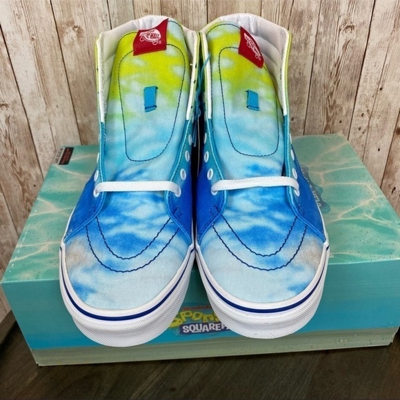 Vans x SpongeBob Sk8-Hi Imaginaaation High Top Sneakers Size 11.5 Men - Picture 2 of 11